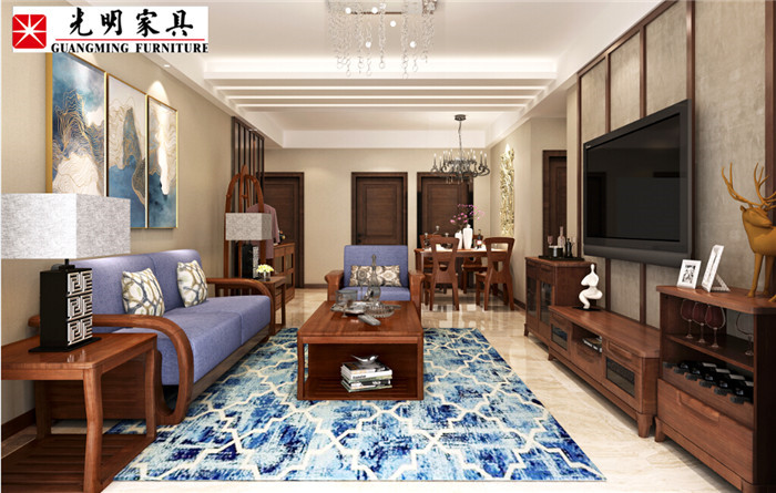 客廳實木家具巧養(yǎng)護(hù)實木電視柜須知