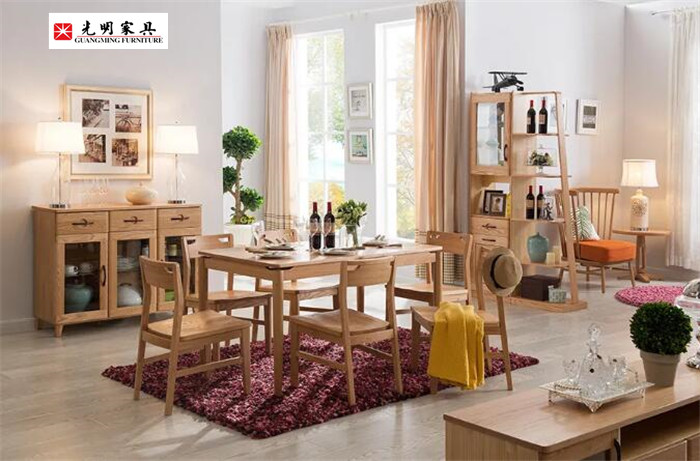 實木餐桌環(huán)保耐用方圓餐桌你會怎么選？